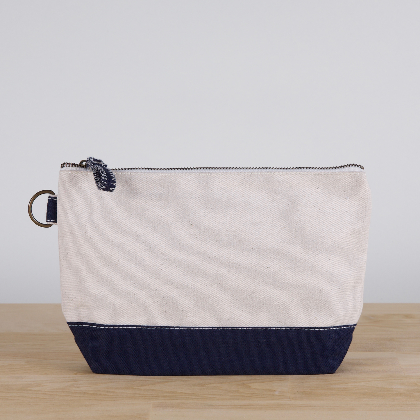 ShoreBags - All In Zip Top Pouch: Navy / No Monogram