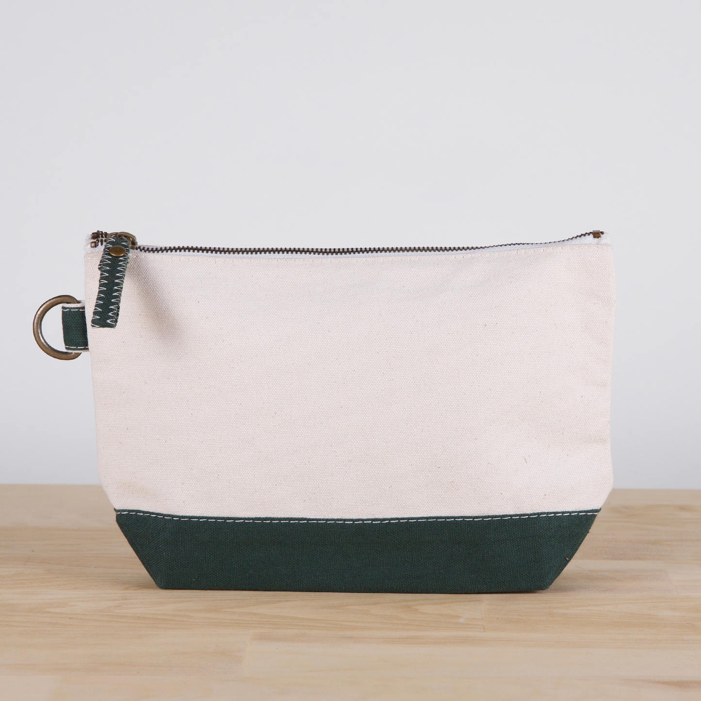 ShoreBags - All In Zip Top Pouch: Green / No Monogram