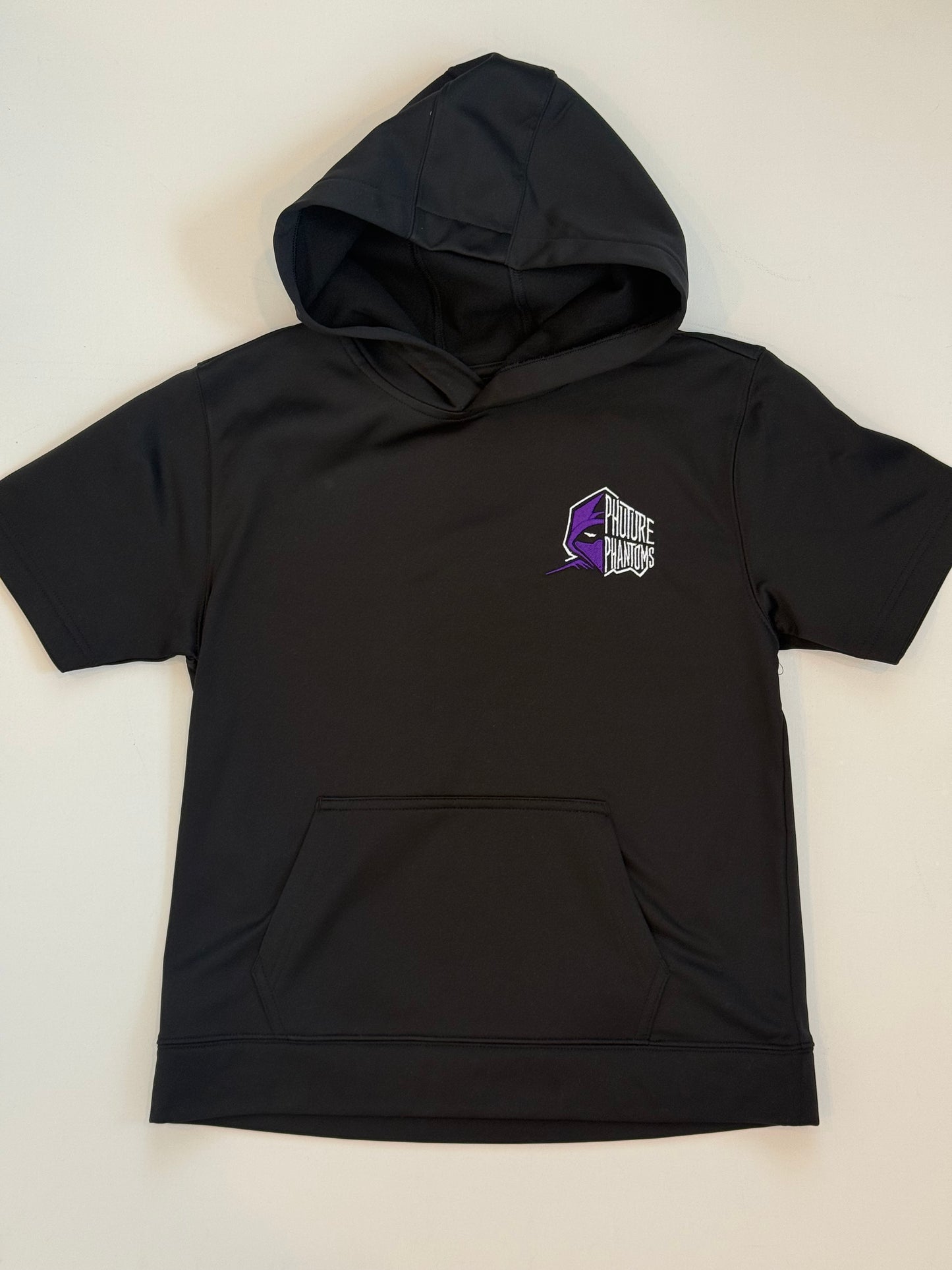 Phuture Phantoms Youth Sport-Wick® Fleece Short Sleeve Hooded Pullover