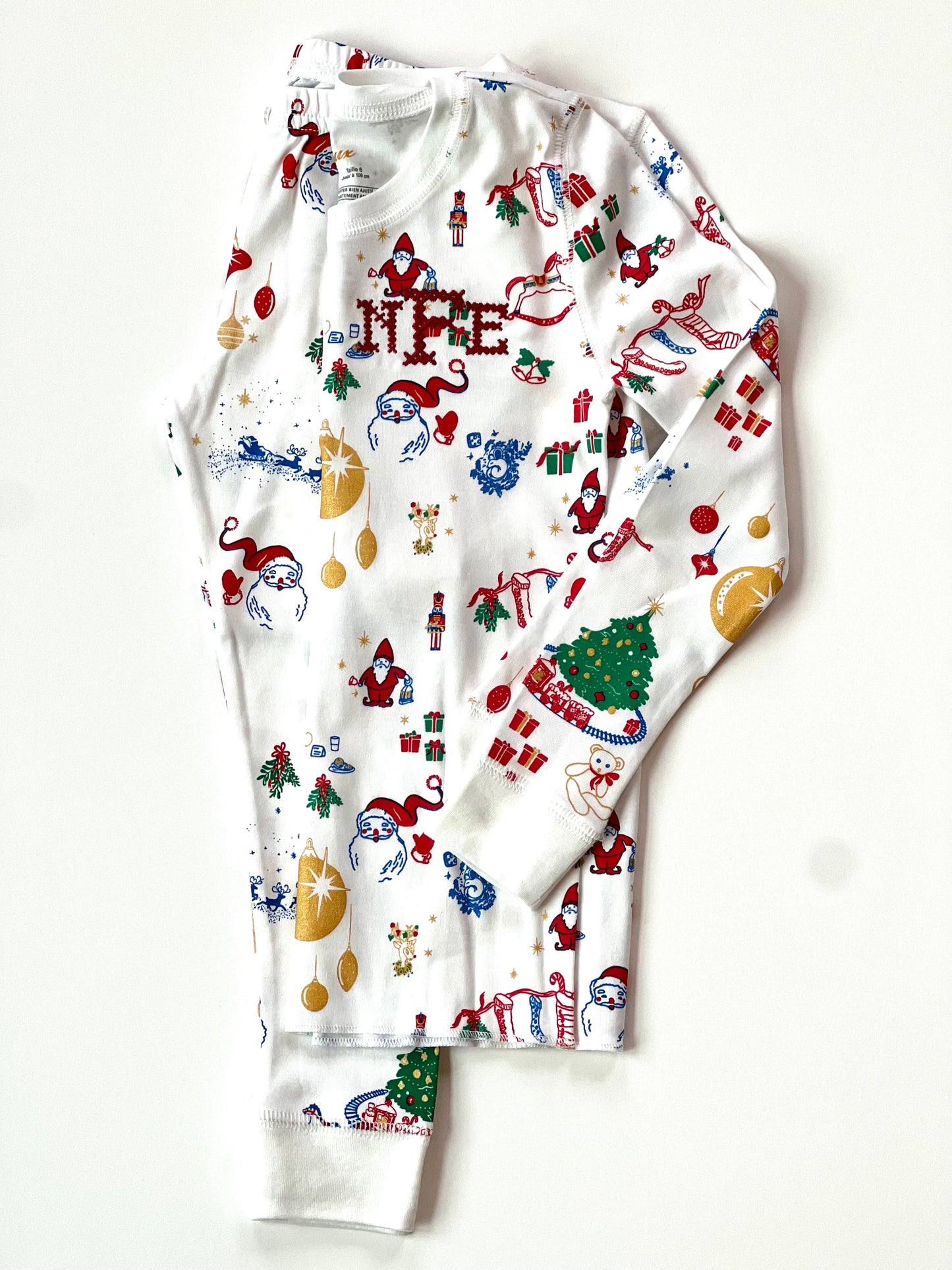 Petidoux Nostalgic Christmas Baby and Kids' Long Sleeve Pajamas