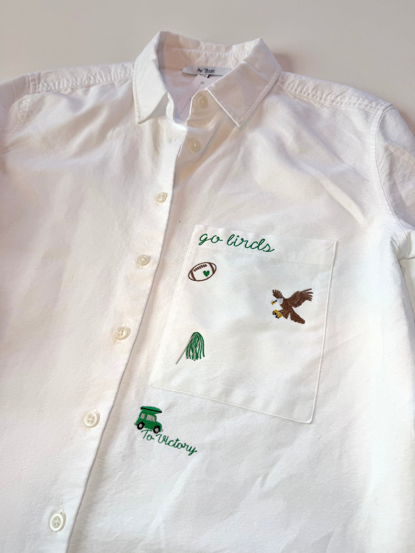 Women's M.I.Y.O. 'Go Birds' Motif Button Down