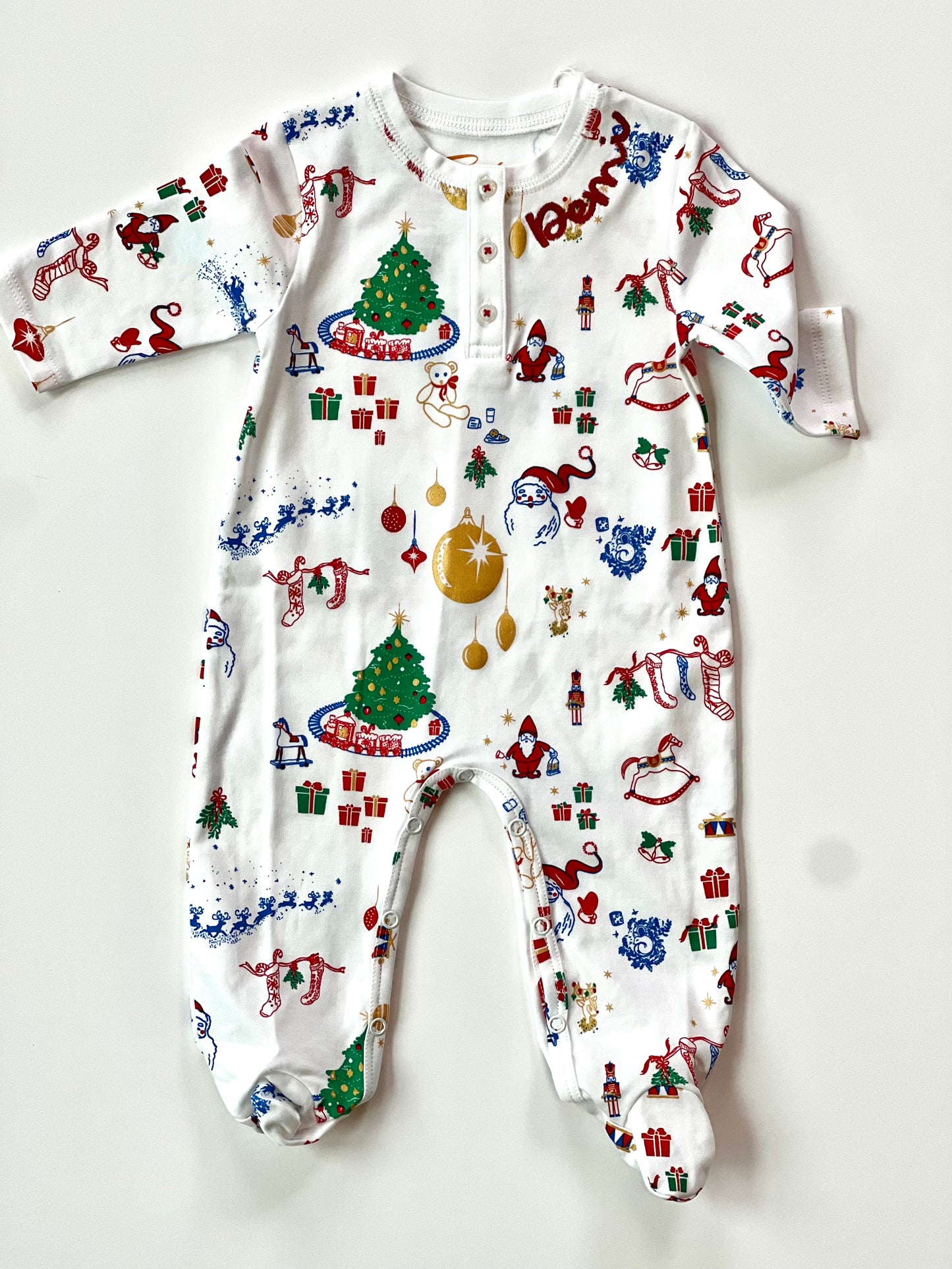 Petidoux Nostalgic Christmas Baby and Kids' Long Sleeve Pajamas