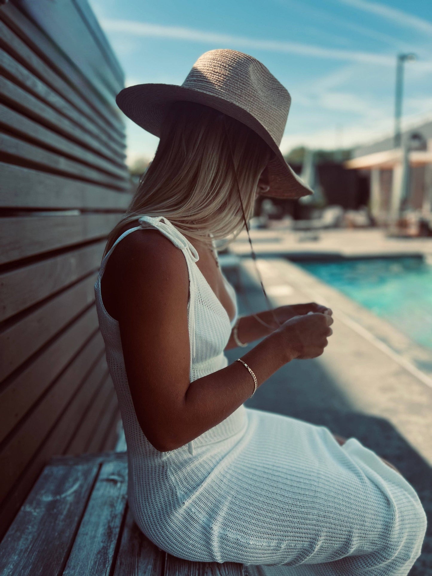 Raffia Lifeguard Hat