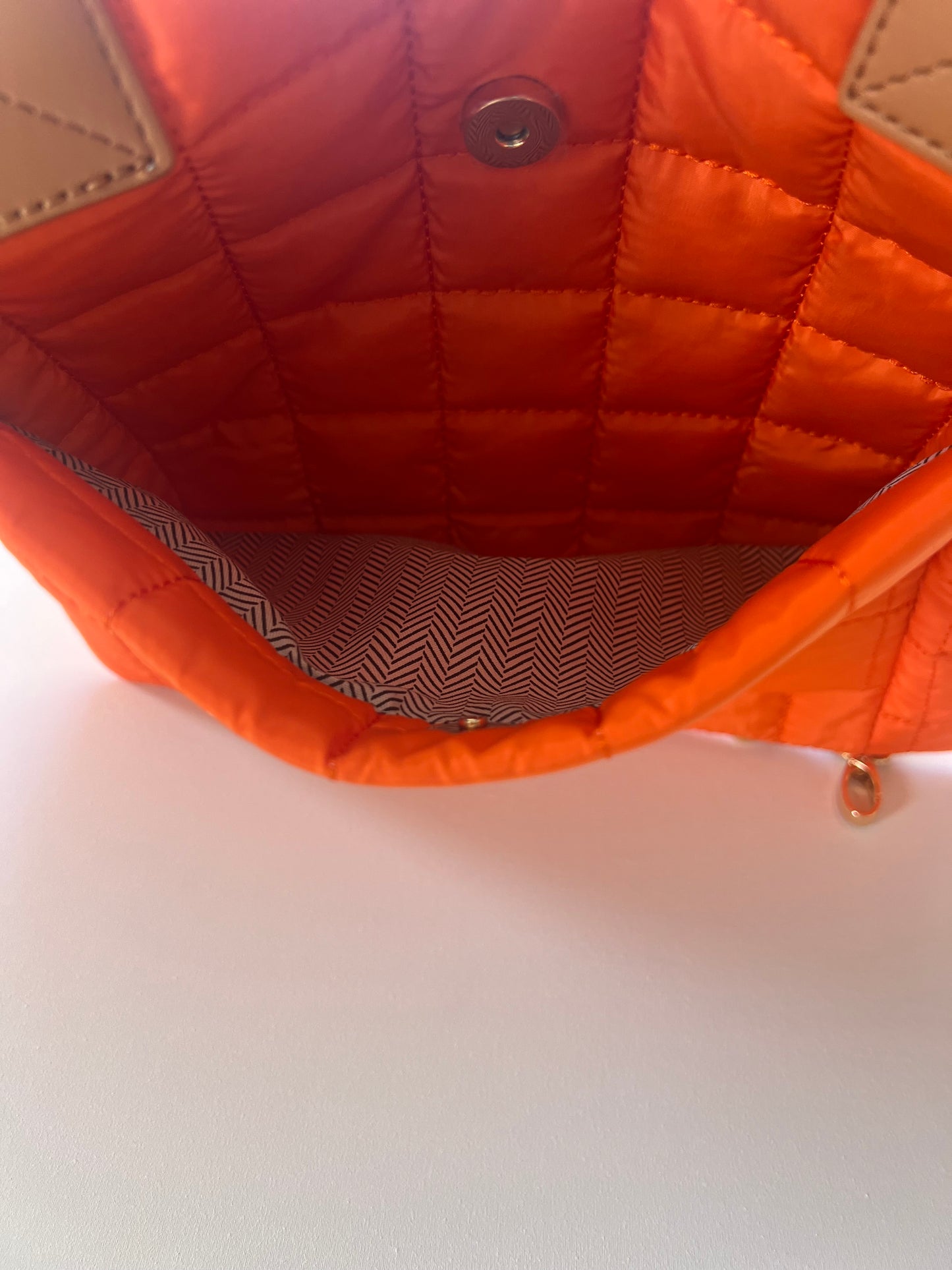 Quilted Tote Bag with Straps