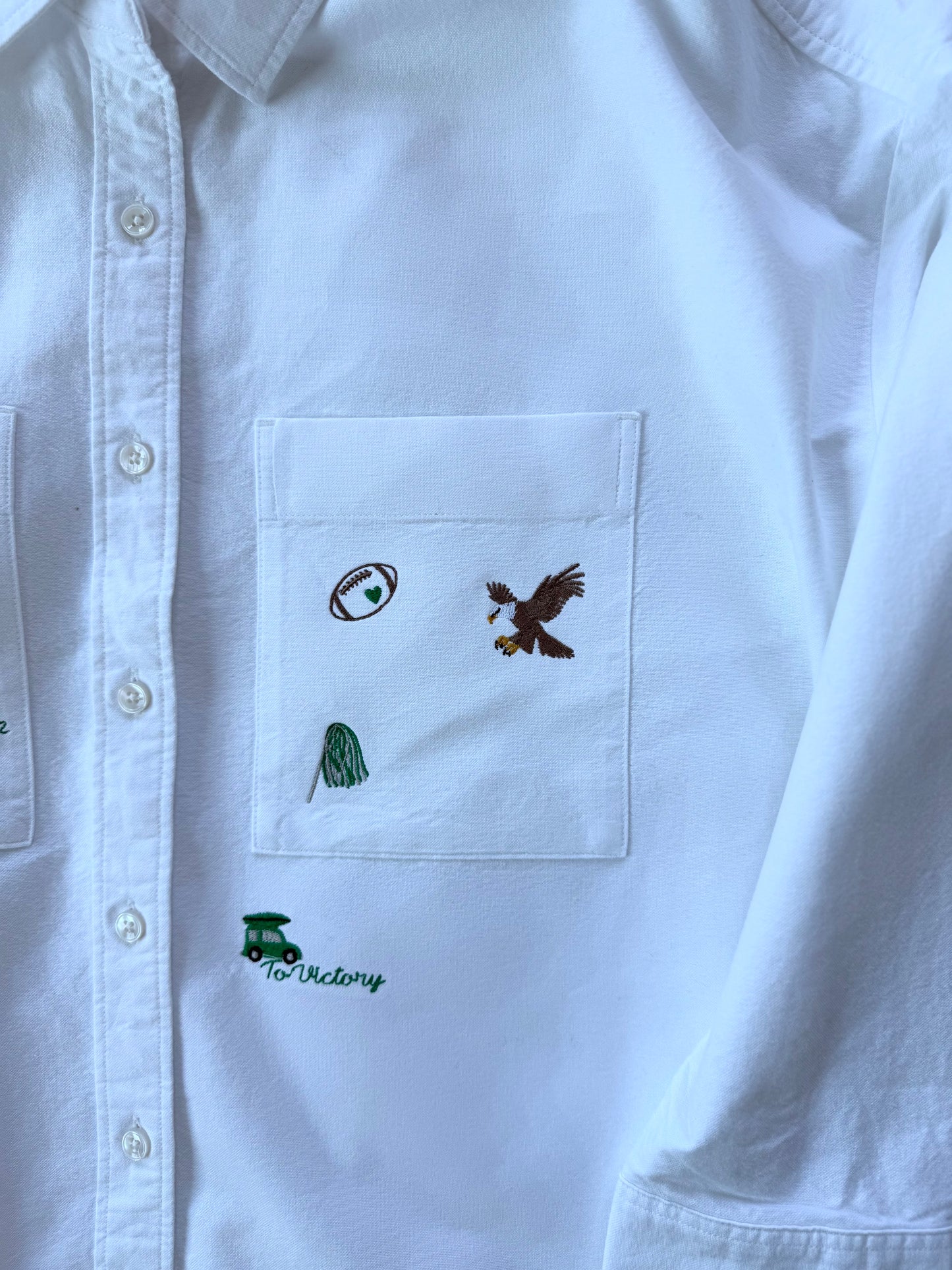 Women's M.I.Y.O. 'Go Birds' Motif Button Down