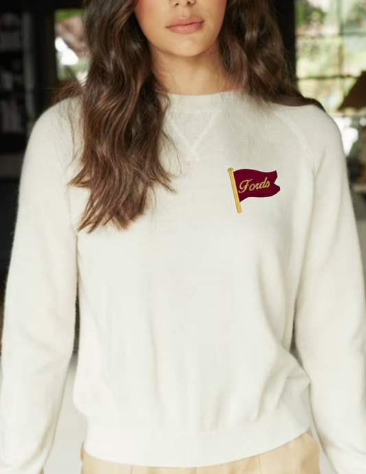 The Haverford School Cashmere Shrunken Sweater