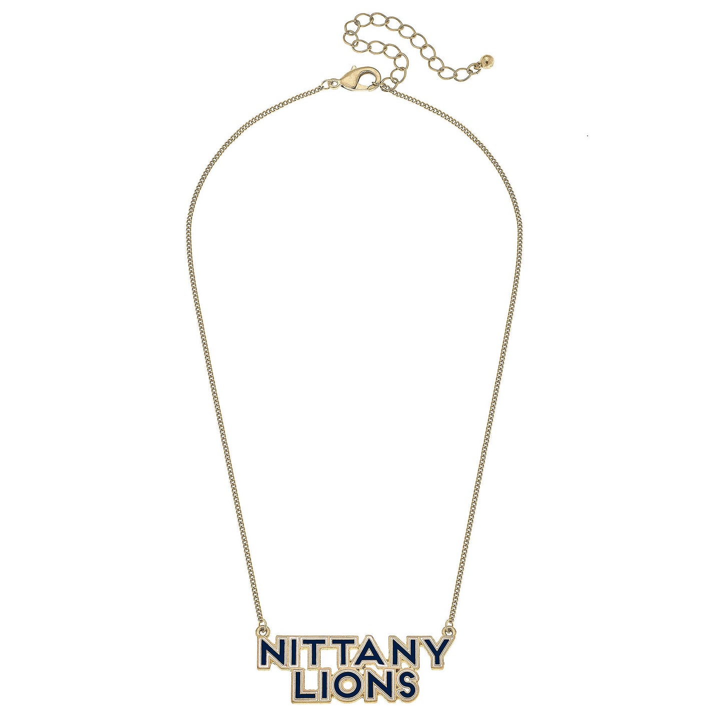 Canvas Style - Penn State Nittany Lions Outline Enamel Necklace