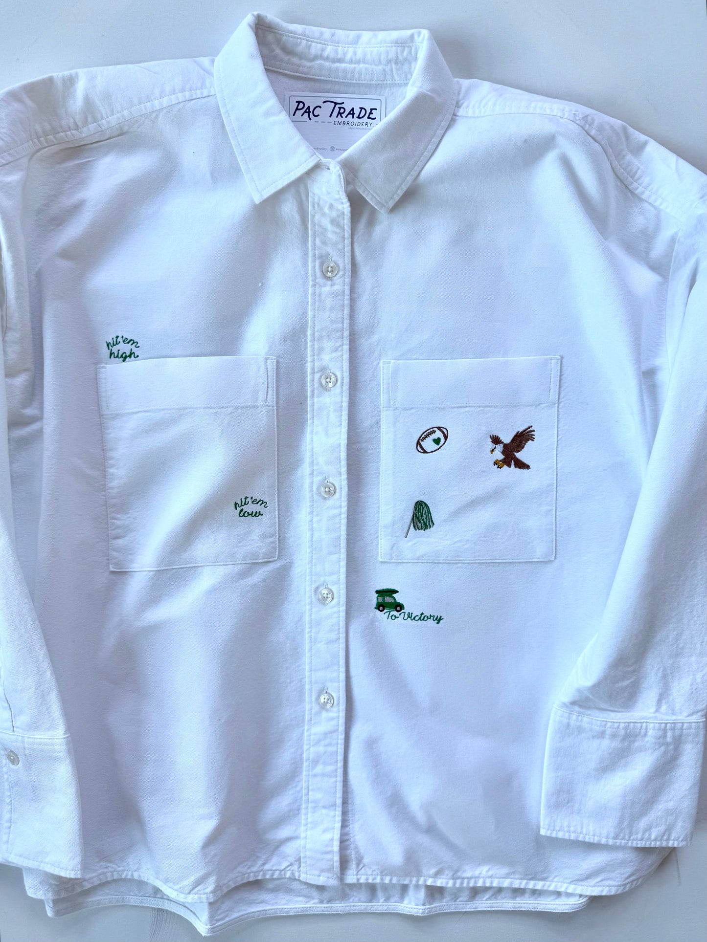 Women's M.I.Y.O. 'Go Birds' Motif Button Down