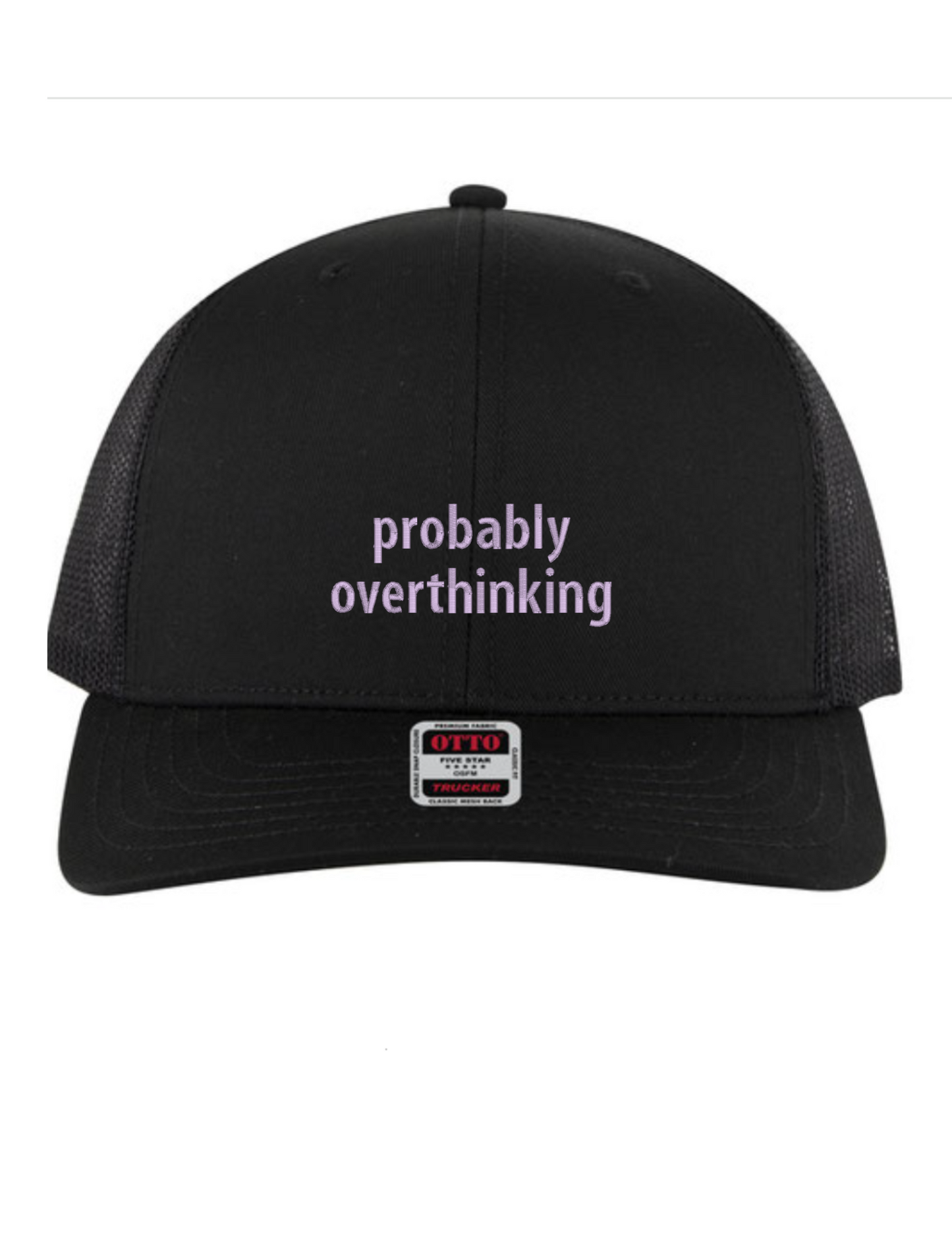 Structured 6 Panel Mid-Profile Trucker Hat