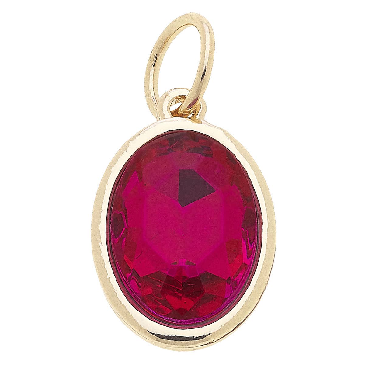 Canvas Style - Glass Birthstone Charm: May / Emerald