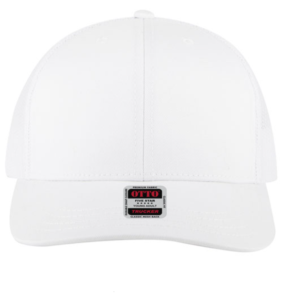 Structured 6 Panel Mid-Profile Trucker Hat
