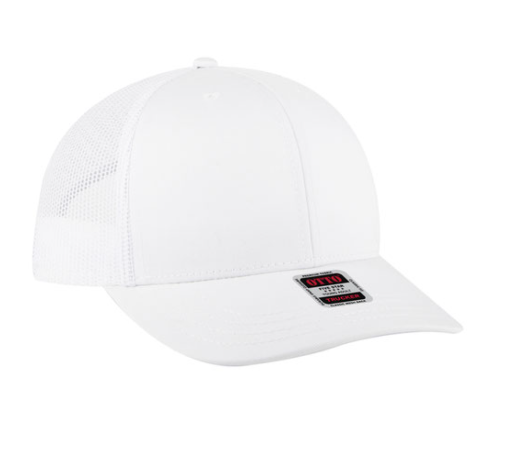 Structured 6 Panel Mid-Profile Trucker Hat