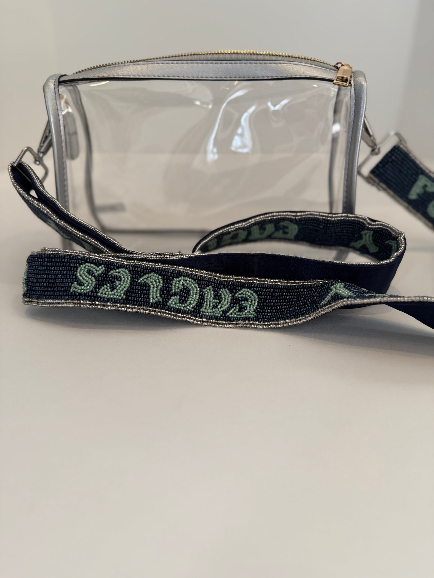 Ships Same Day! Tiana Designs Adjustable Fly Eagles Fly Strap with Clear Bag