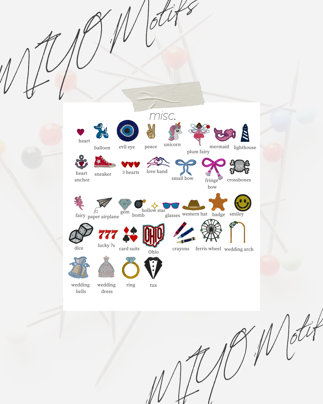 Women's M.I.Y.O.  Buttondown- Pick Your Motifs