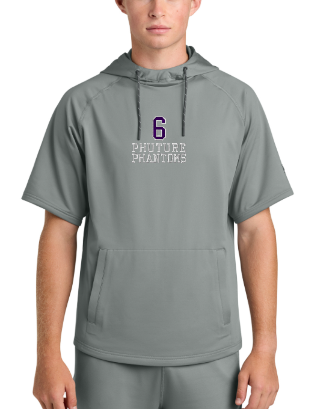 Phuture Phantoms Performance Fleece Short Sleeve Hooded Pullover