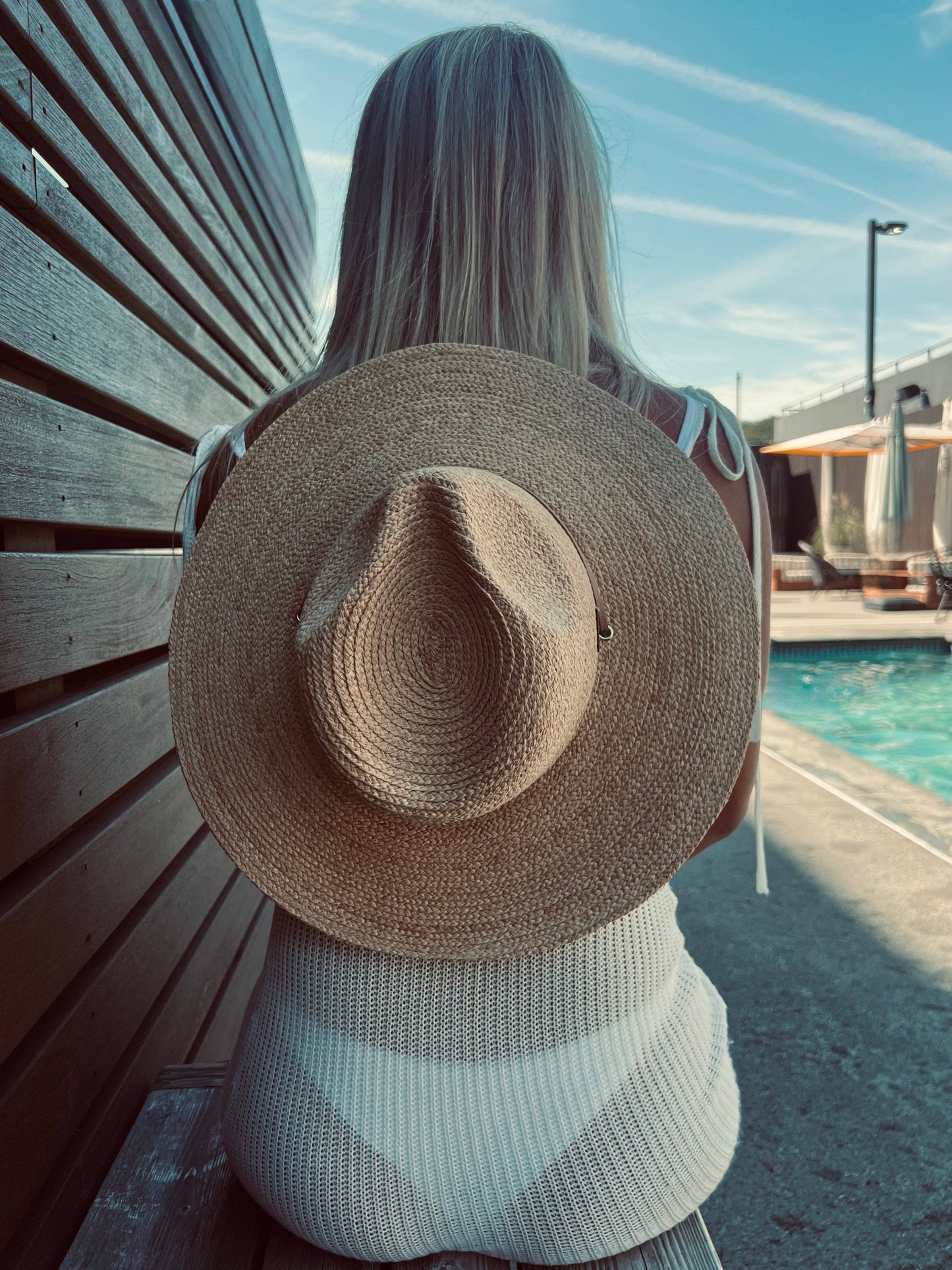 Raffia Lifeguard Hat