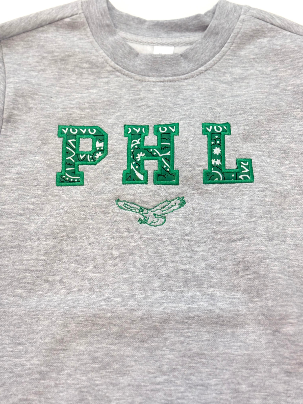 Women's PHL Bandana Applique Crewneck Sweatshirt