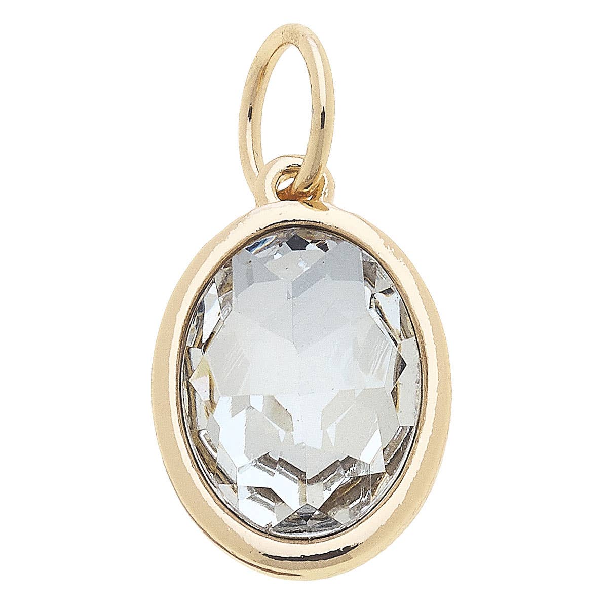 Canvas Style - Glass Birthstone Charm: May / Emerald