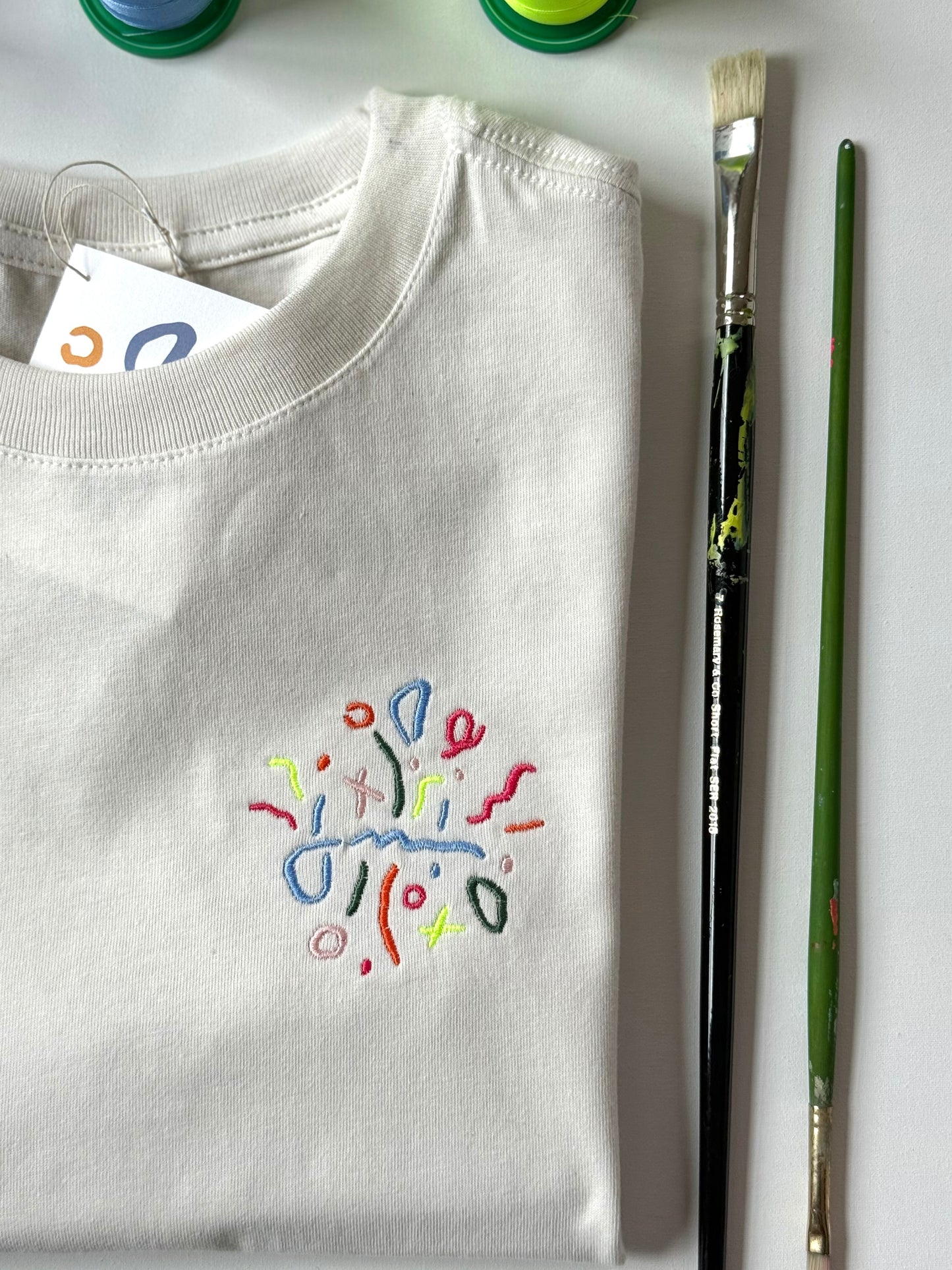 Jessa Butler Art x PAC Trade Embroidery Custom Women's Tee