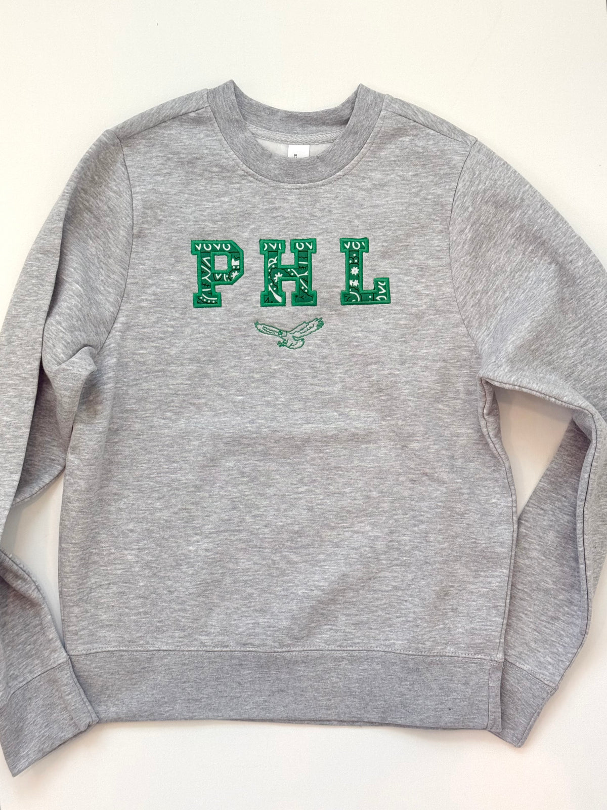 Women's PHL Bandana Applique Crewneck Sweatshirt