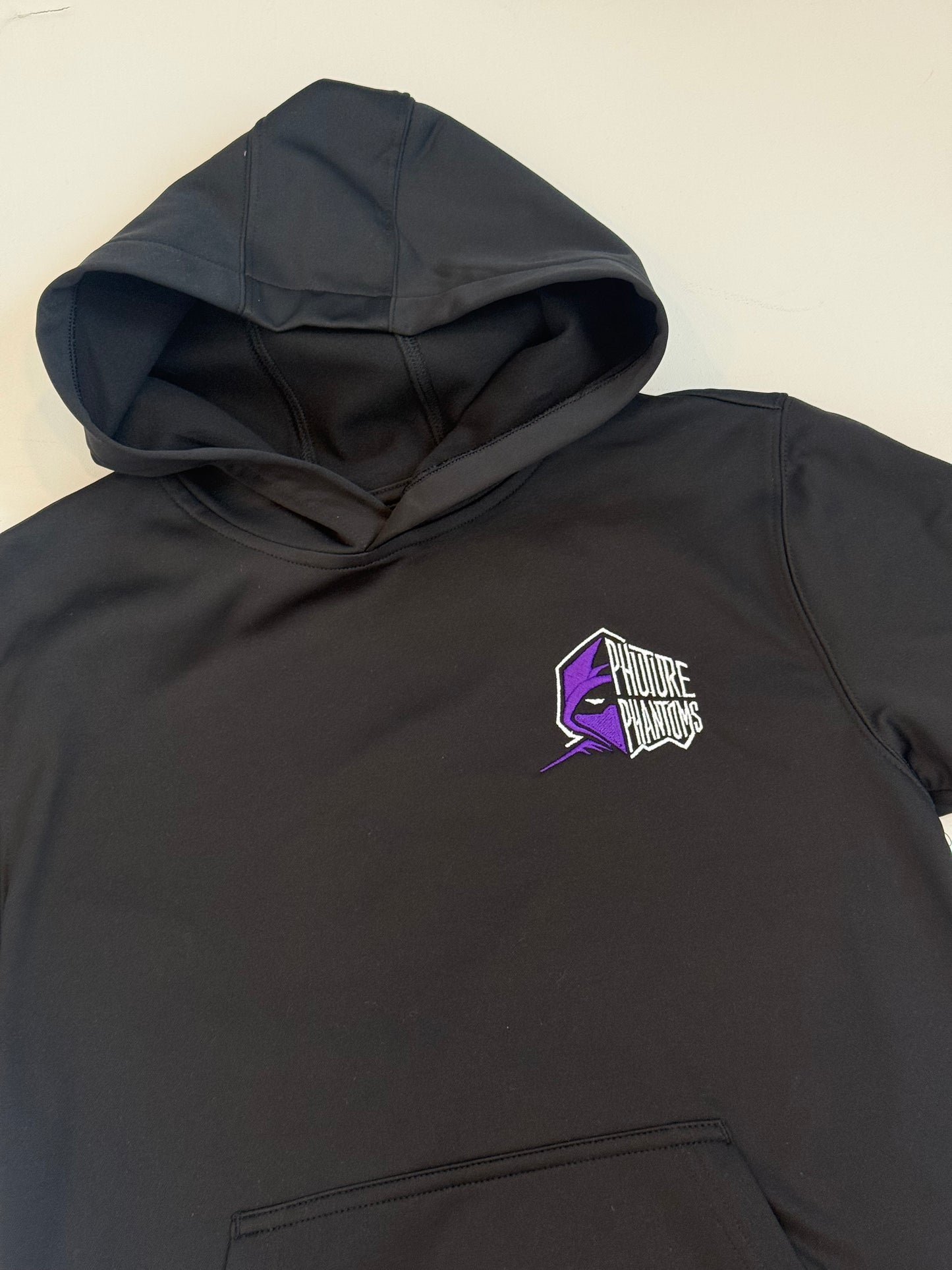 Phuture Phantoms Youth Sport-Wick® Fleece Short Sleeve Hooded Pullover