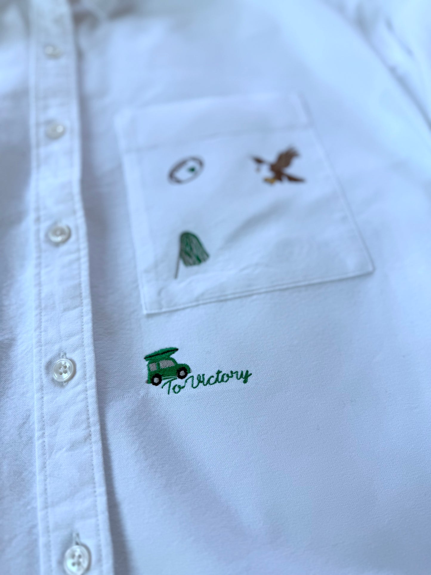 Women's M.I.Y.O. 'Go Birds' Motif Button Down