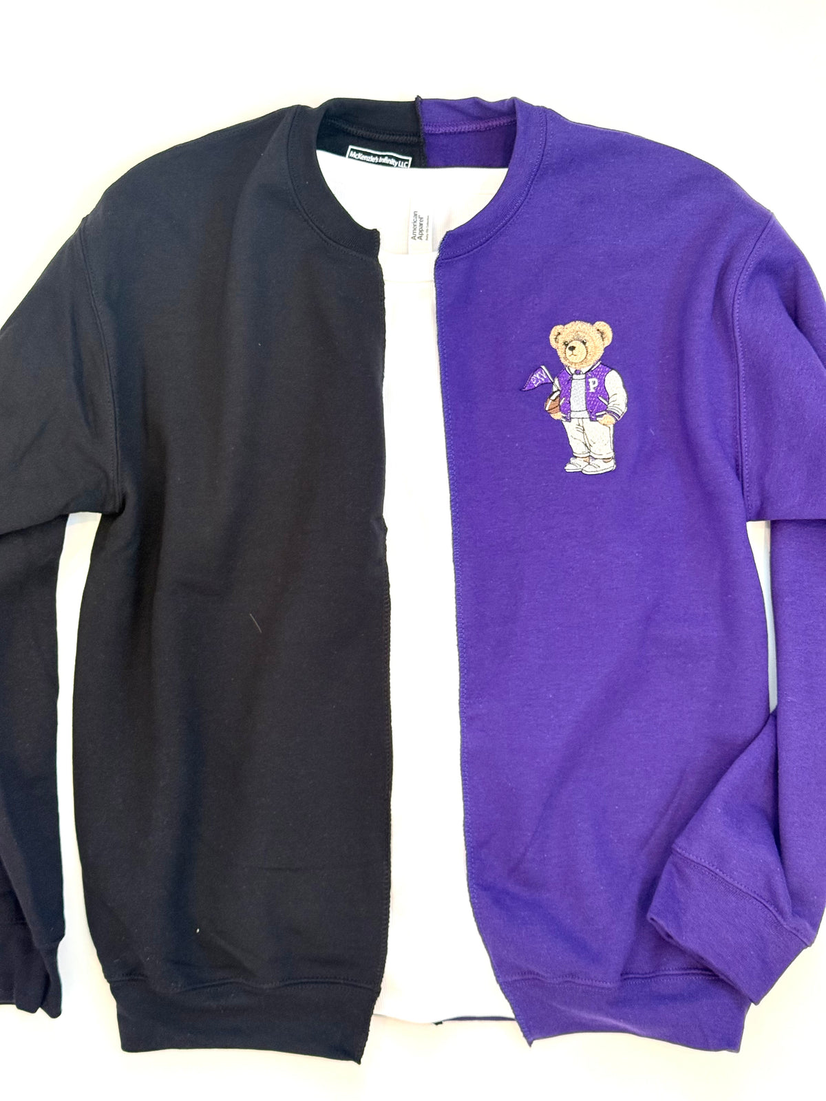 Phuture Phantoms Custom Split Colored Sweatshirt Cardigan