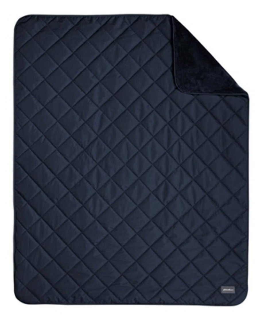 Eddie Bauer Outdoor Quilted Insulated Fleece Blanket