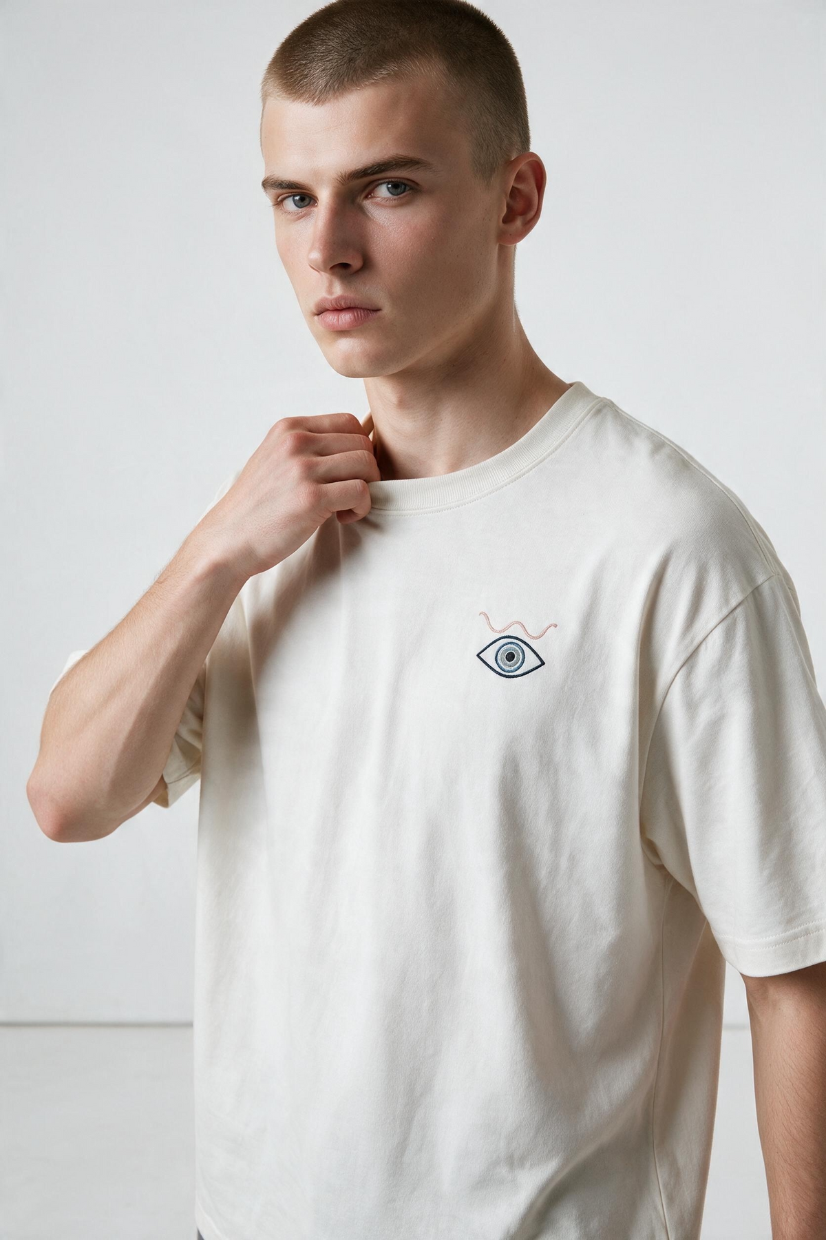 'Keep an Eye on the Girls' Breast Cancer Awareness Men's Perfect Weight T-Shirt