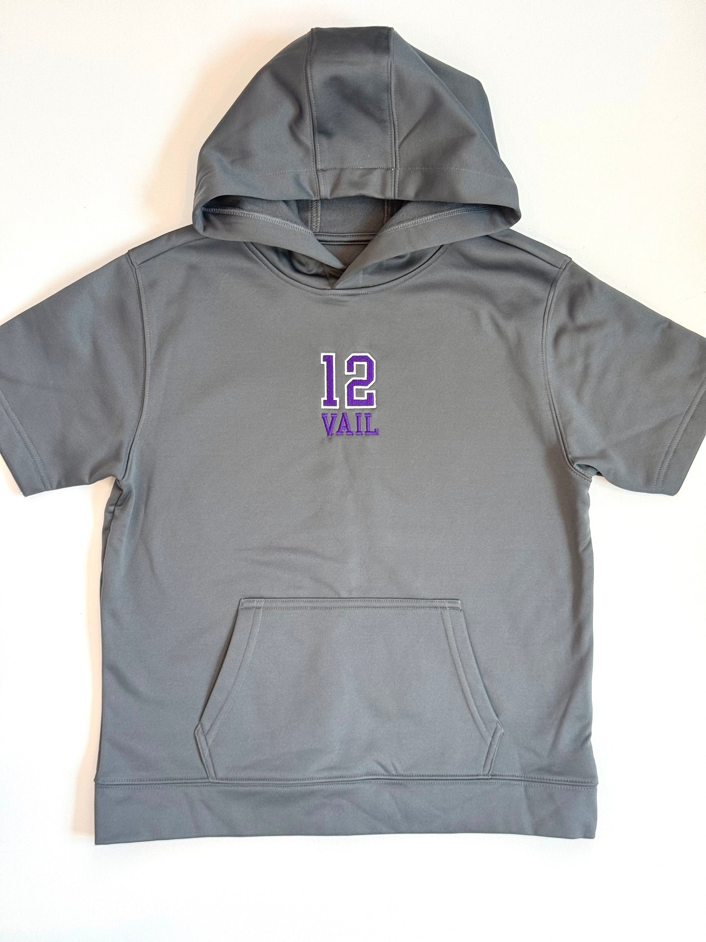 Phuture Phantoms Youth Sport-Wick® Fleece Short Sleeve Hooded Pullover