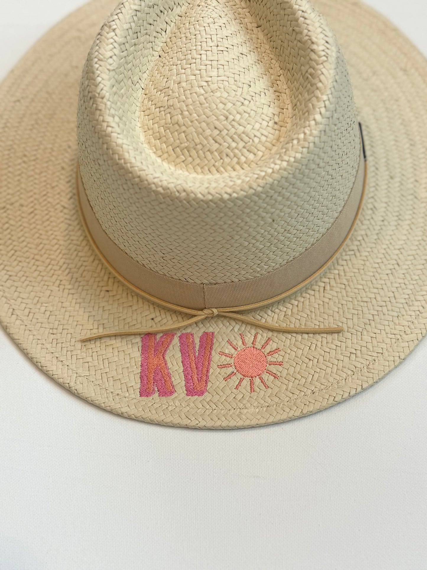 Fedora Motif Sun Hat