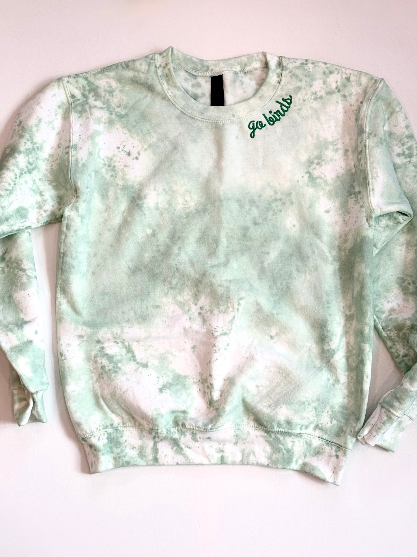 Adult "Go Birds" Tie-Dye Sweatshirt