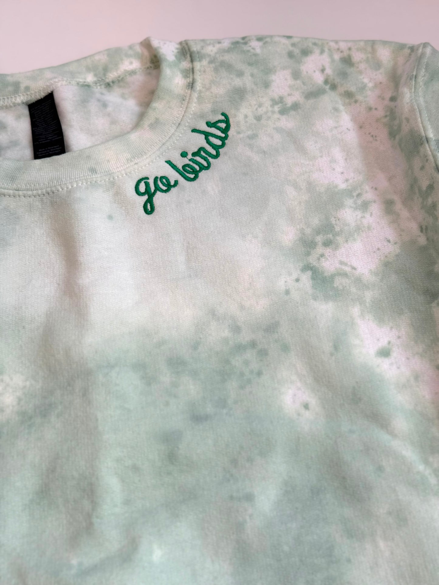 Adult "Go Birds" Tie-Dye Sweatshirt