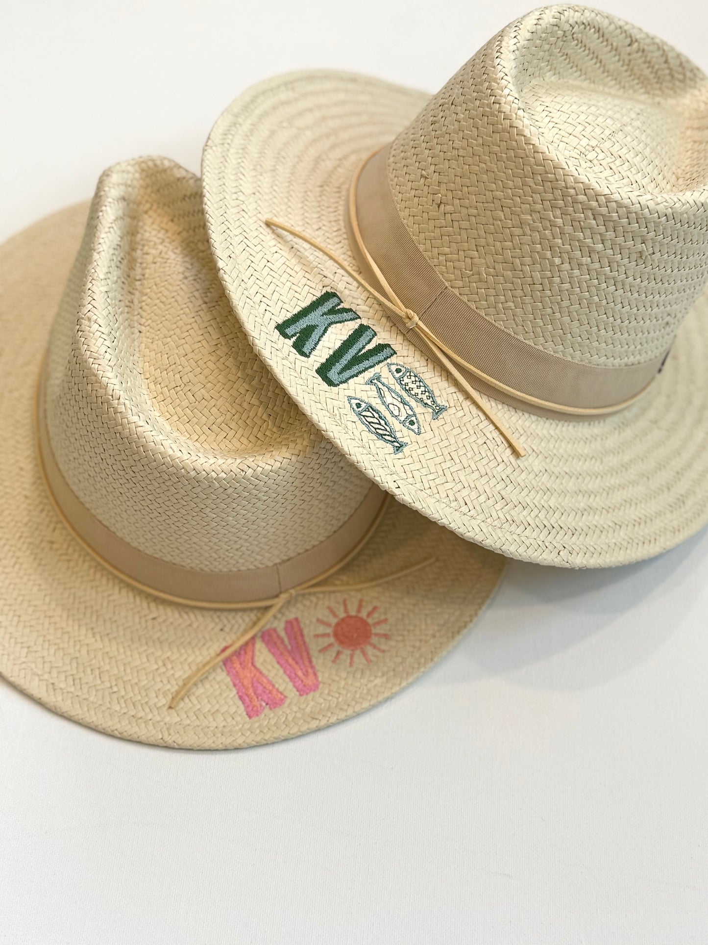 Fedora Motif Sun Hat