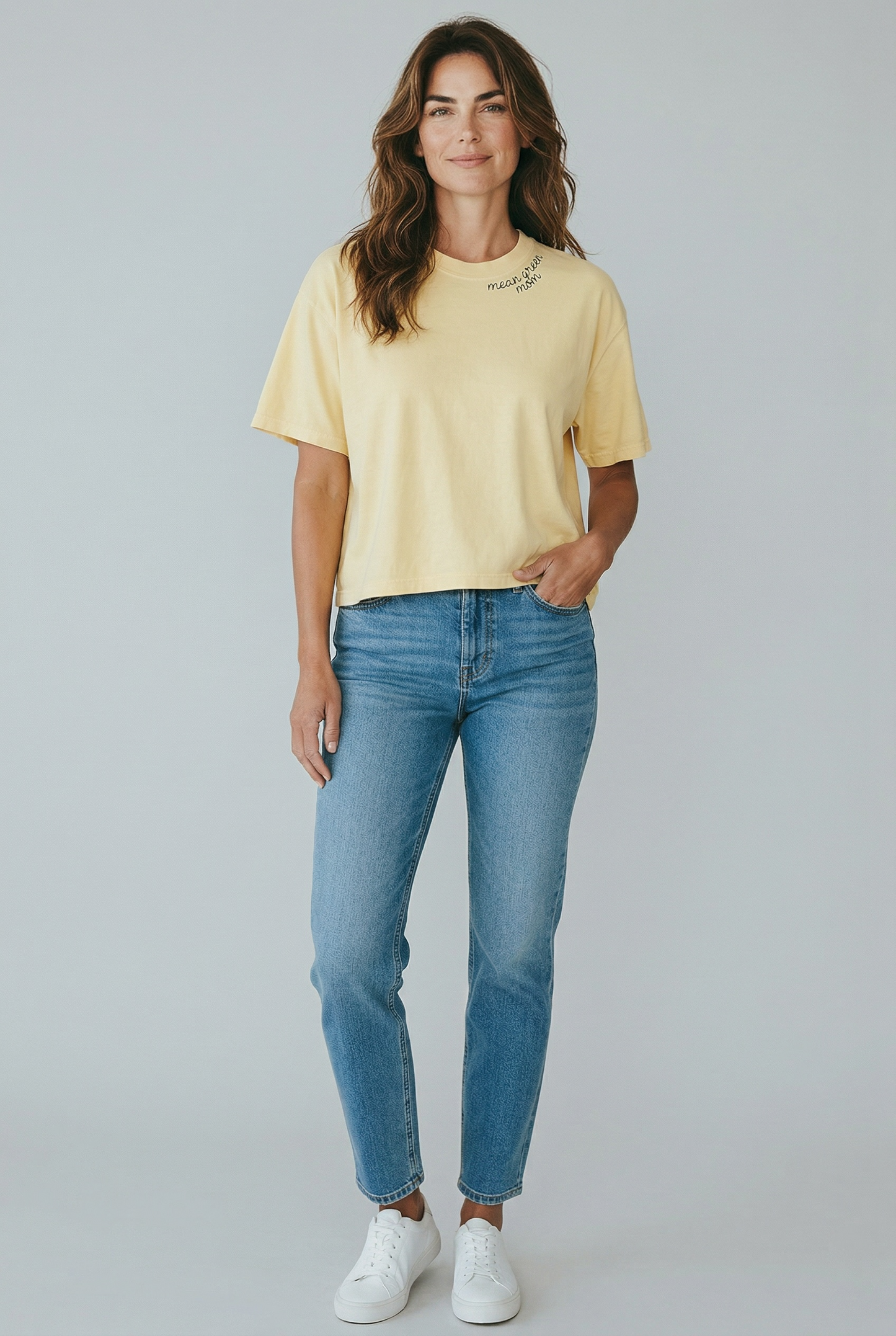 Kimberton Crew Neck Crop-ish Tee