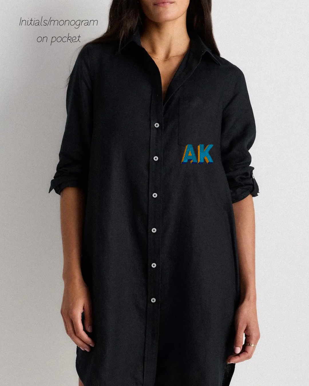 Women’s 100% Linen Button-Up Beach Cover Up