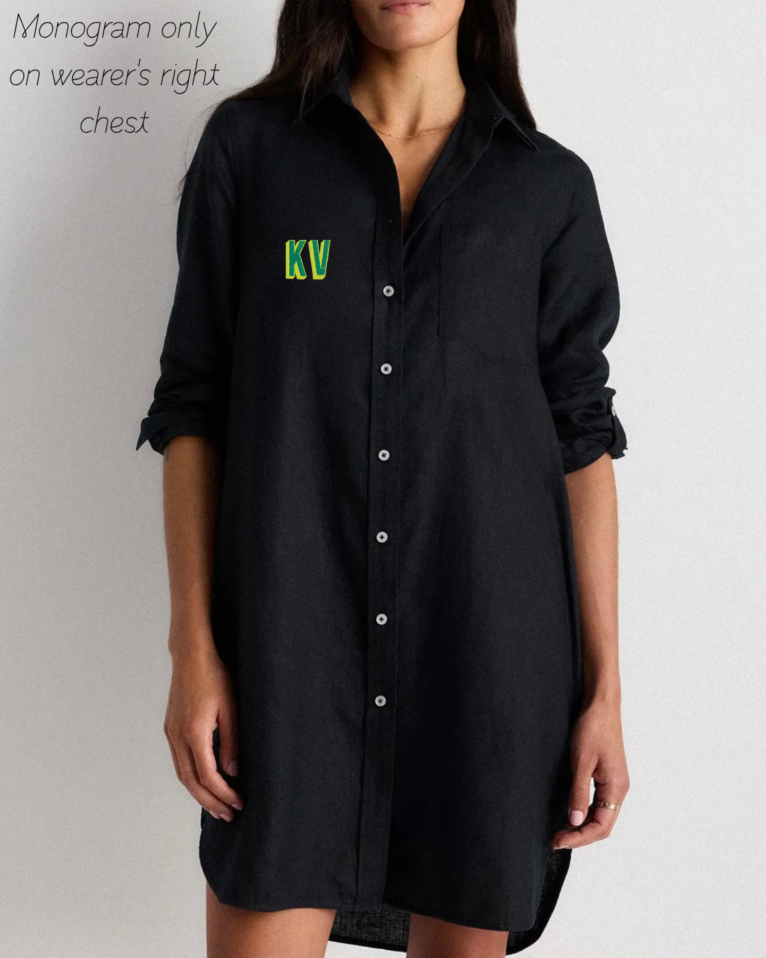 Women’s 100% Linen Button-Up Beach Cover Up