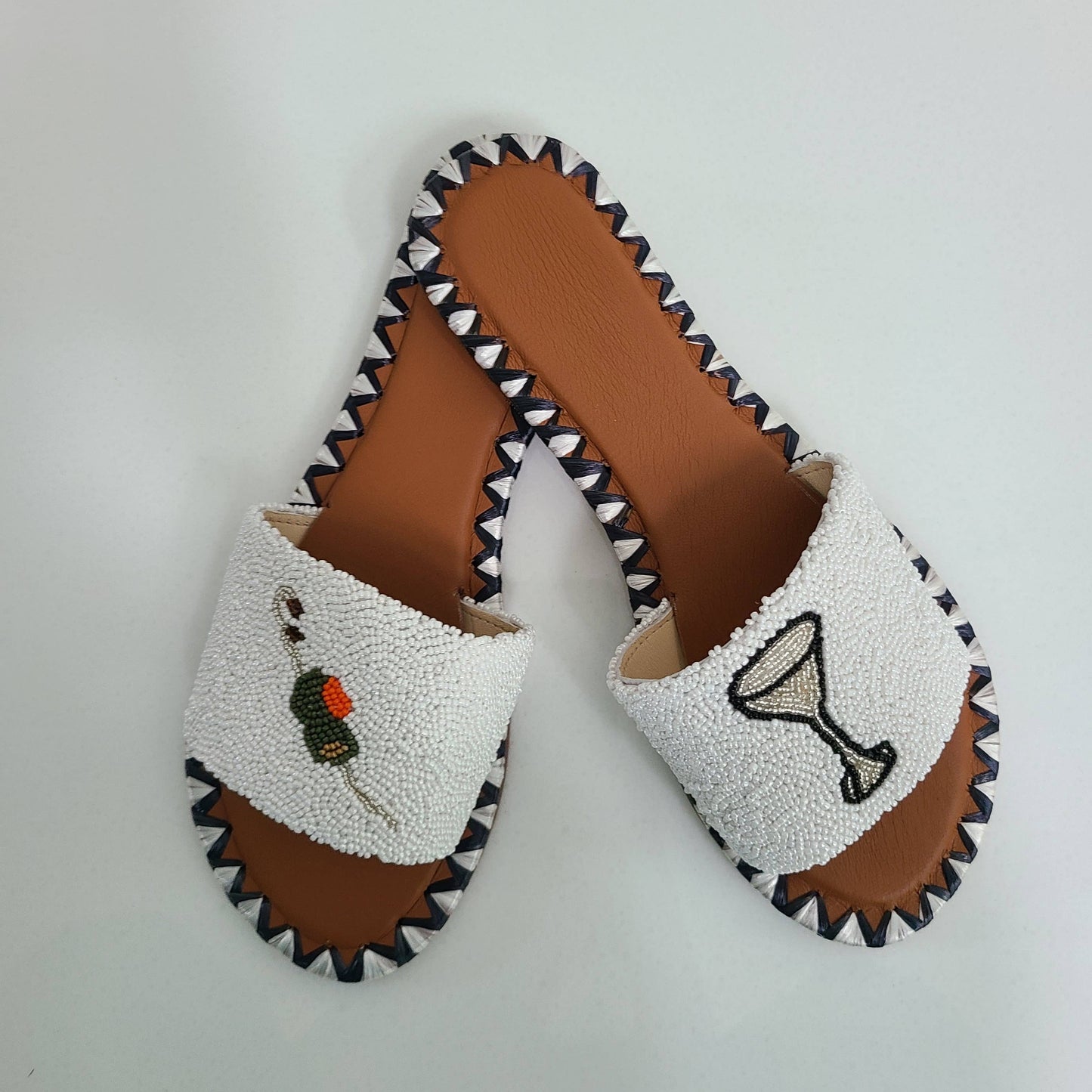 Tiana Designs Women's Martini Beaded Sandals