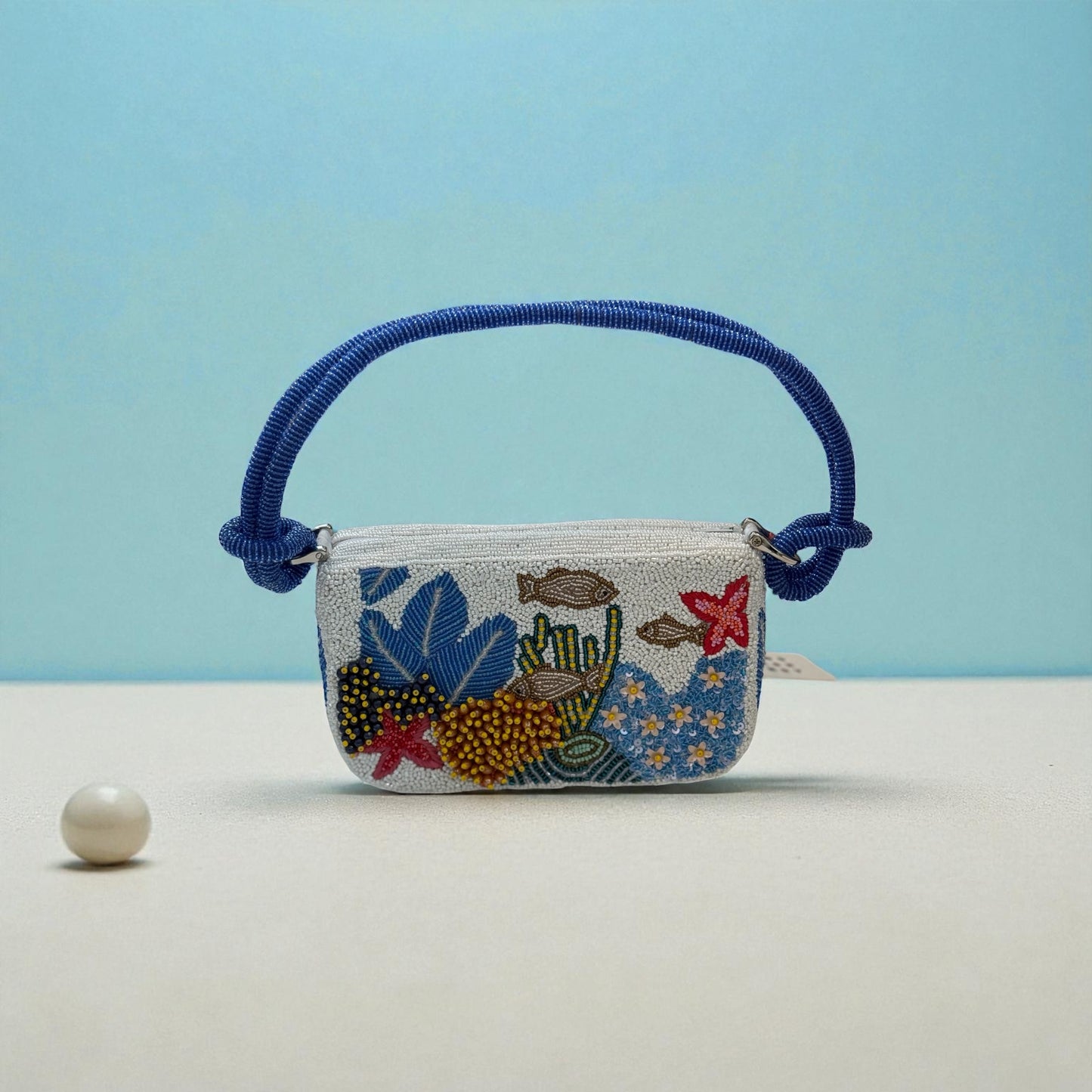 Tiana Designs Fully Beaded Underwater Shoulder Strap