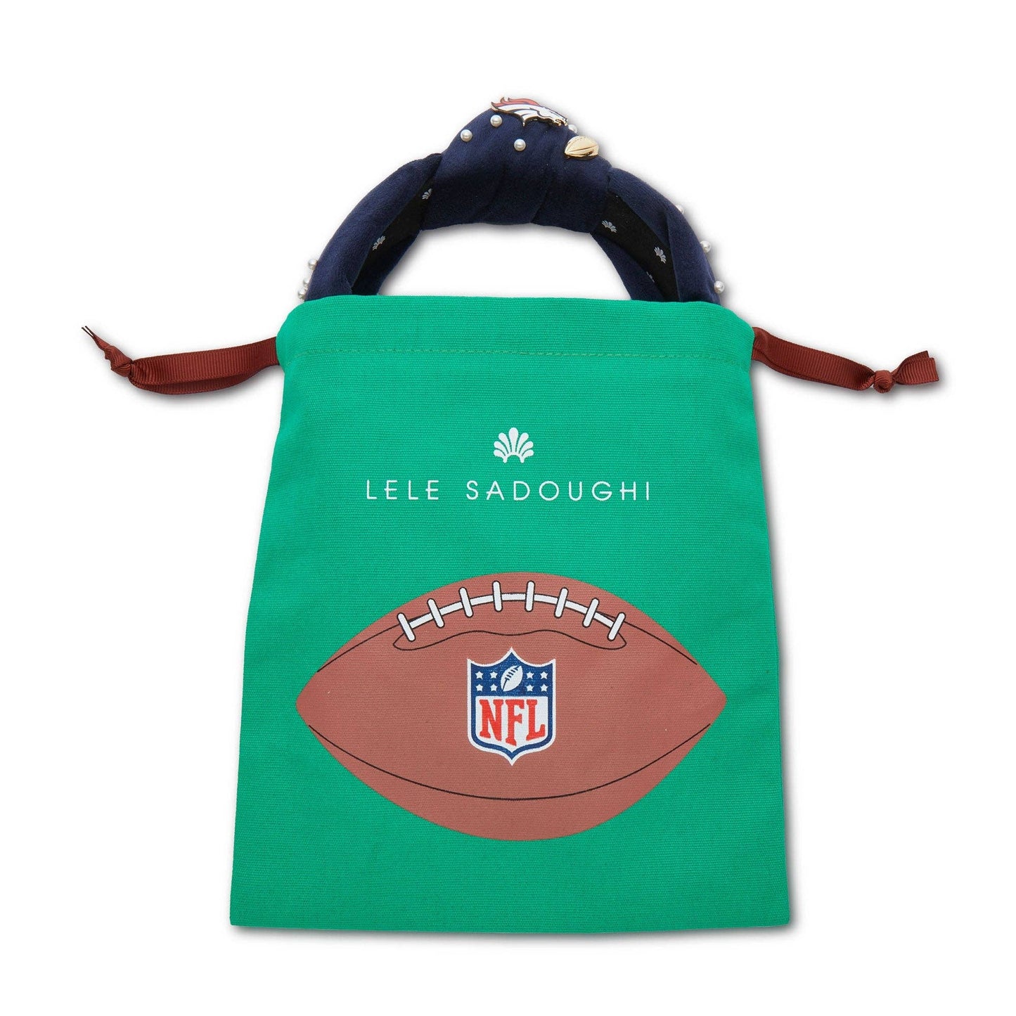 Lele Sadoughi - Philadelphia Eagles Knotted Headband (women/kids)