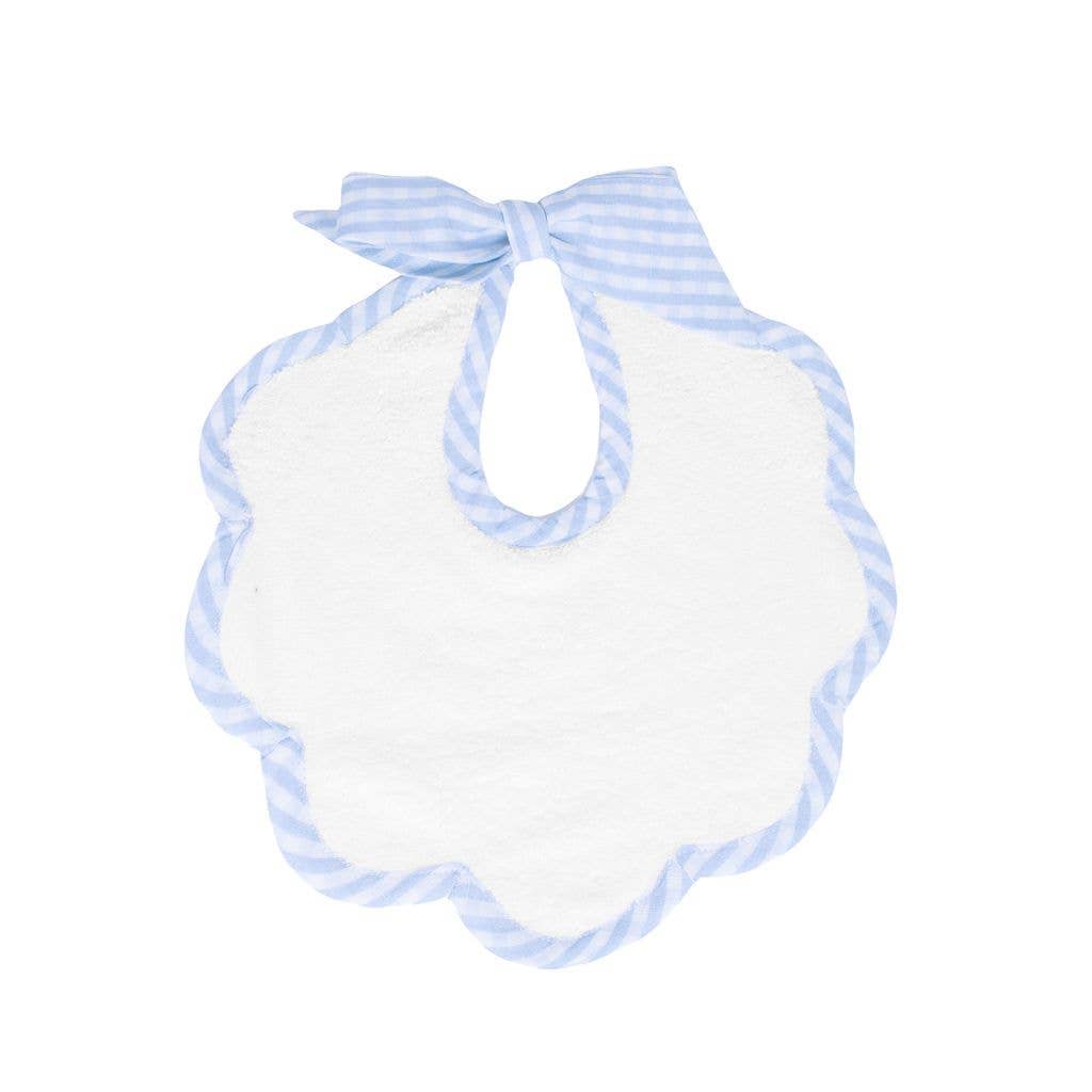 Louelle Scalloped  Baby Bib