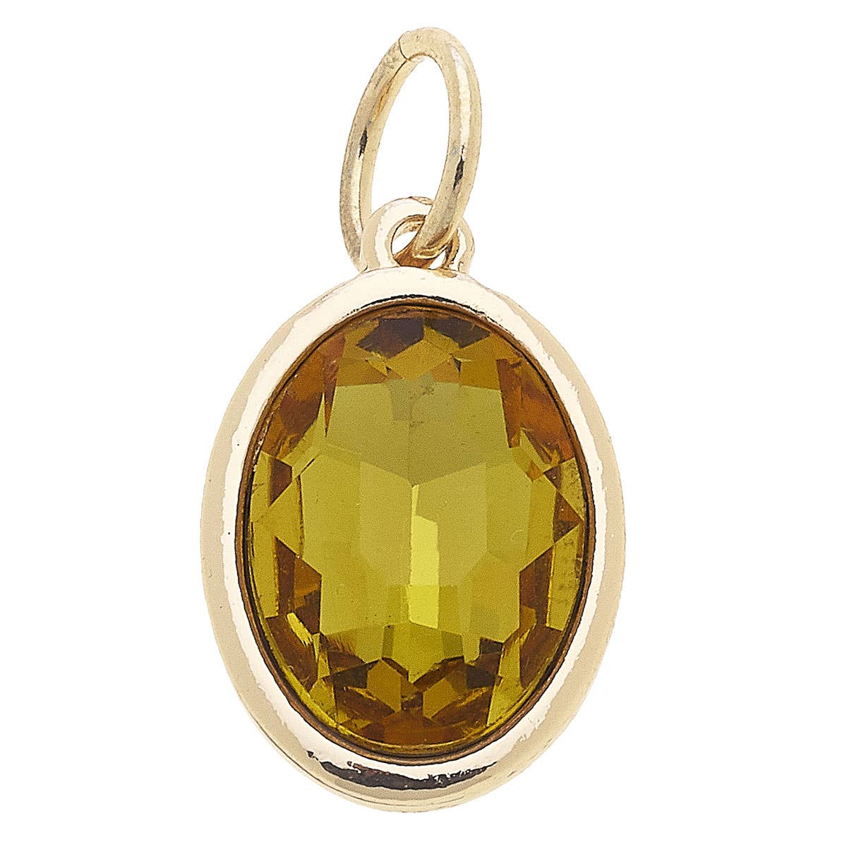 Canvas Style - Glass Birthstone Charm: May / Emerald