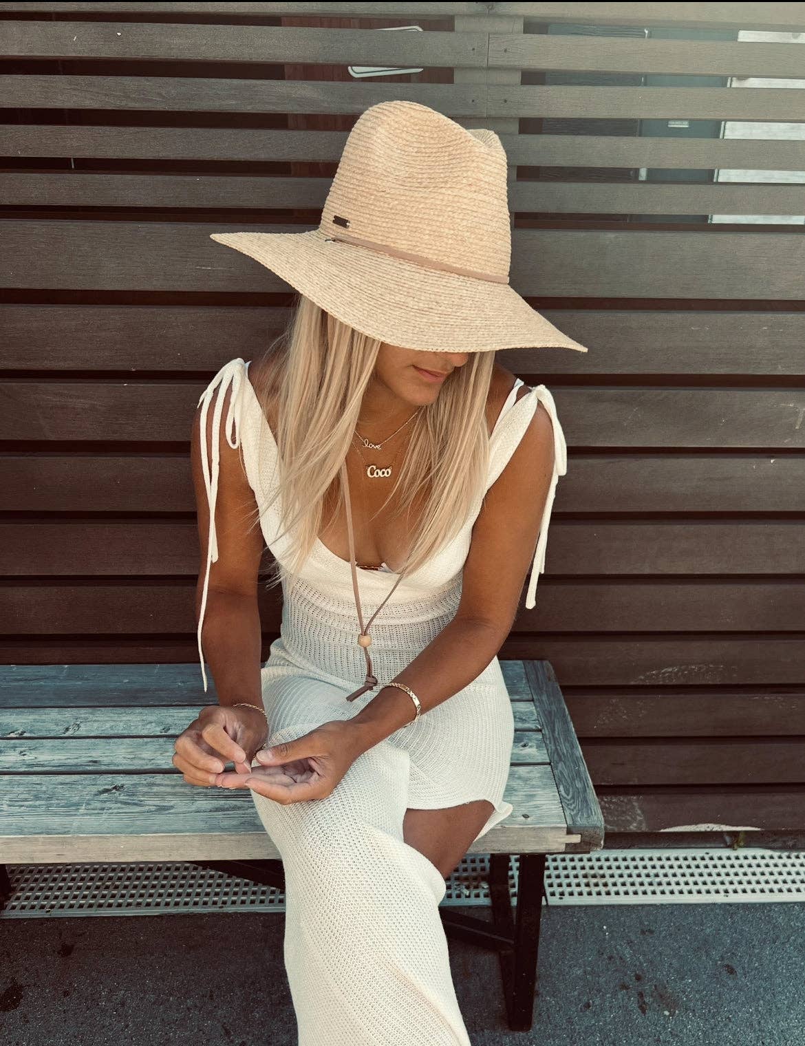 Raffia Lifeguard Hat