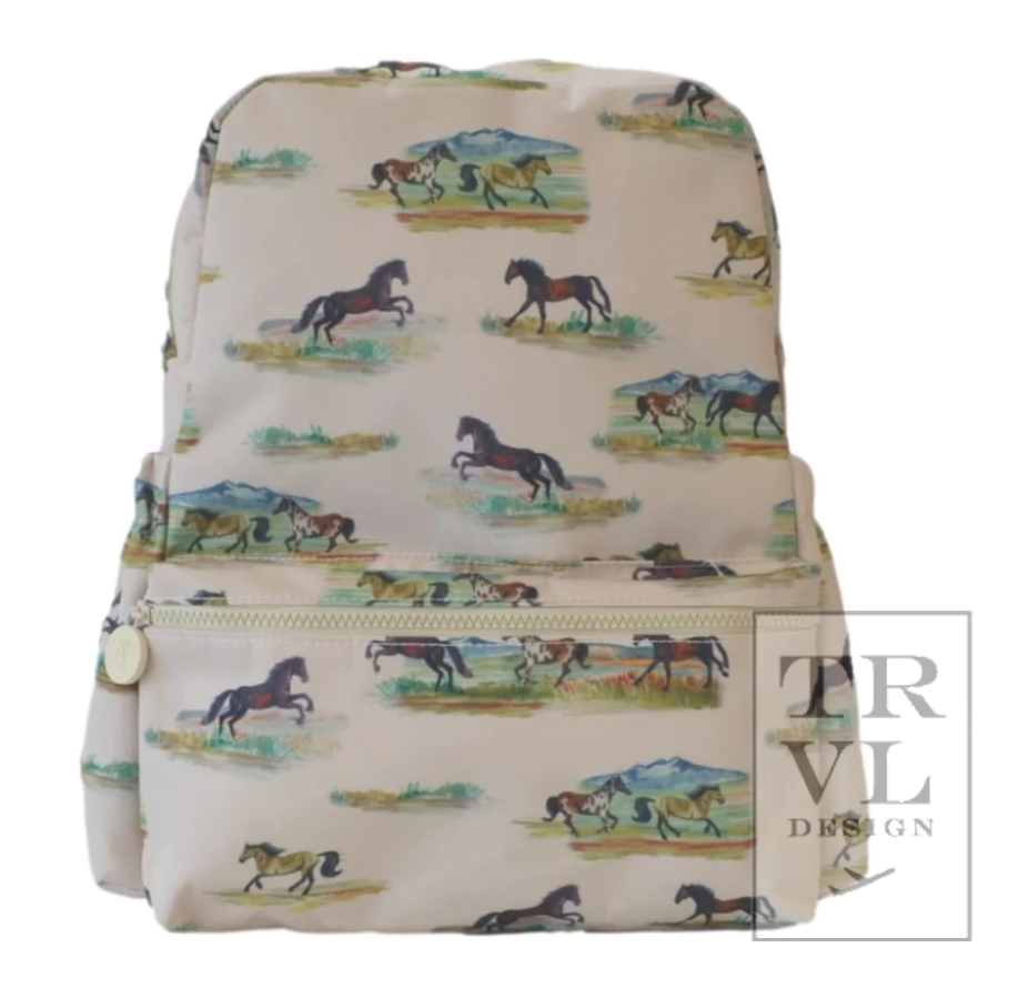 TRVL Design Printed Backpack