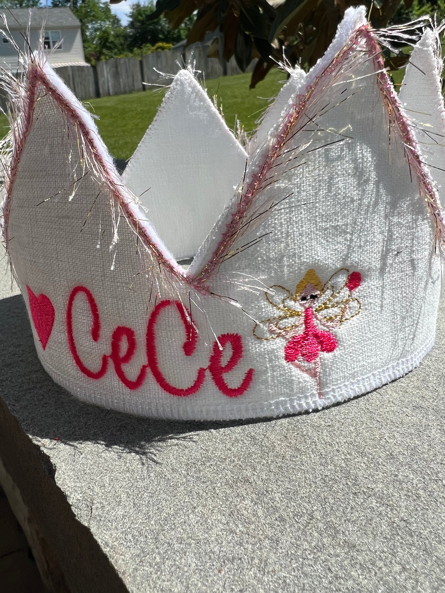 Keepsake Linen Crown (one-size fits most kids)