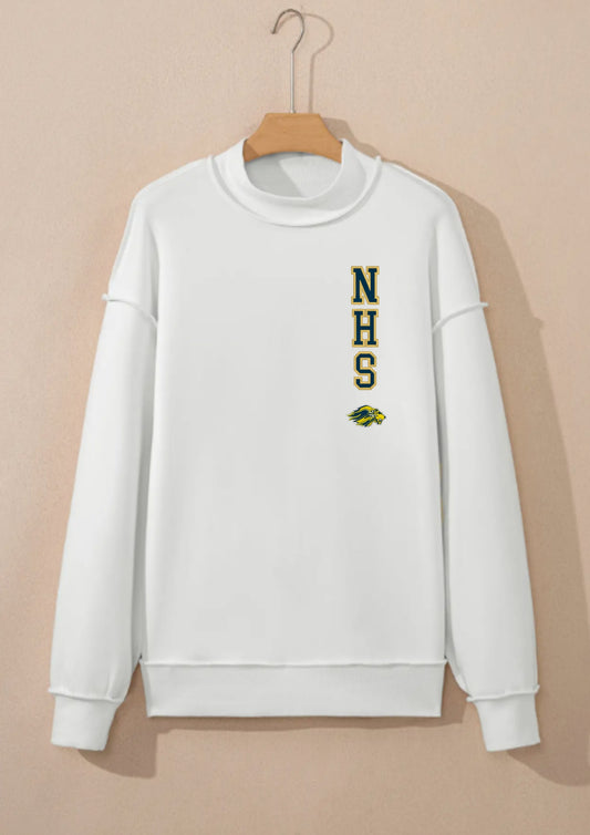 NHS Women's Mock Neck Sweatshirt