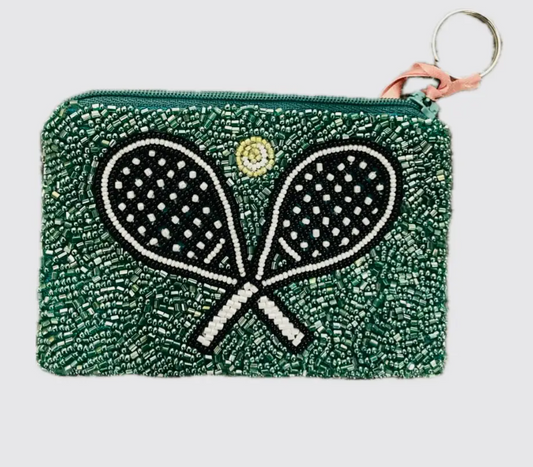 Tiana Designs 'Tennis Love' Beaded Coin Purse