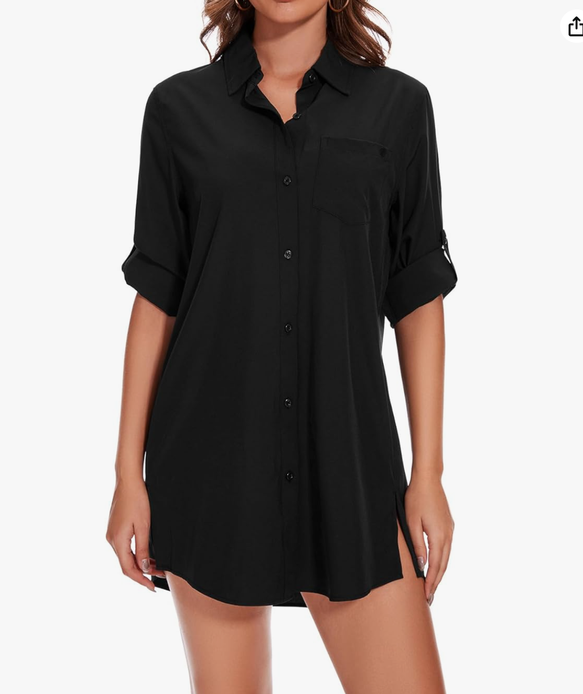 Women’s UPF 50+ Button Down Cover Up