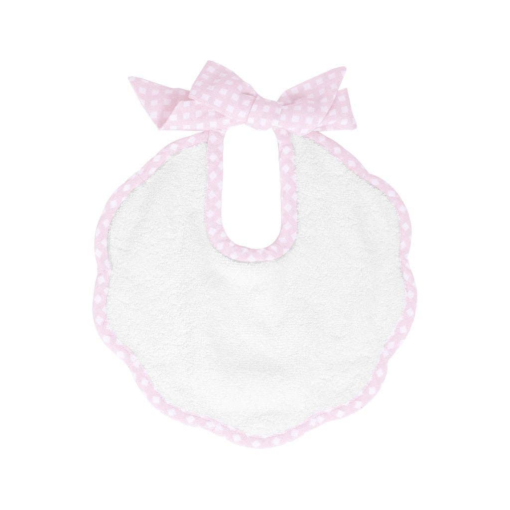 Louelle Scalloped  Baby Bib