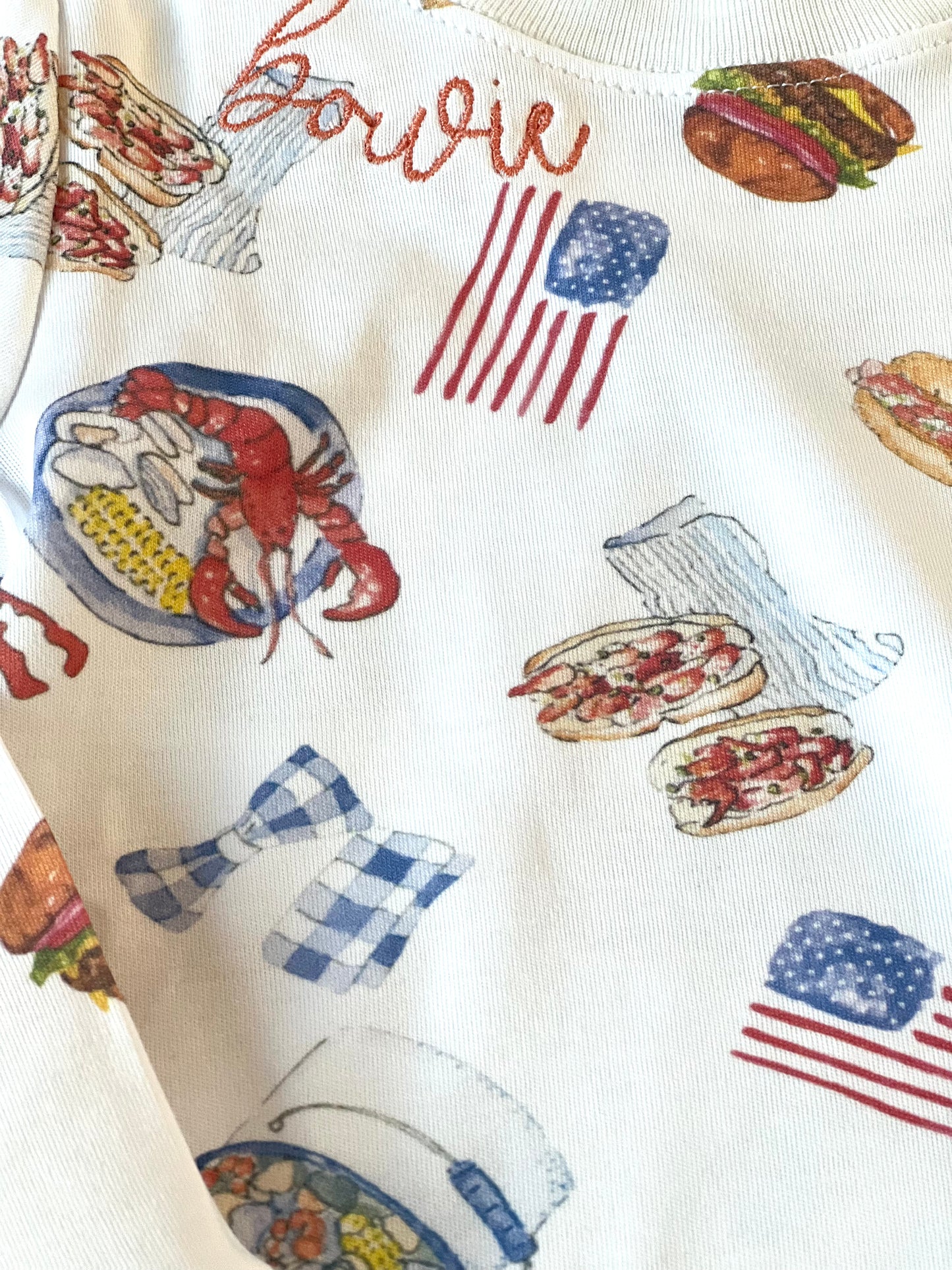 American BBQ Kids' PJs